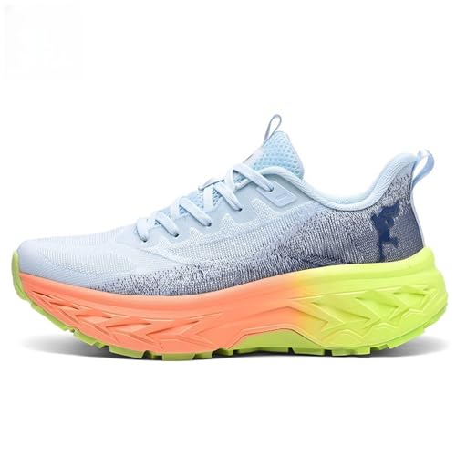FLYPP LX Men's and Women's Barefoot Running Shoes with Wide Toe Box & Zero Drop Sole - Non-Slip Lightweight Athletic Sneakers for Trail, Hiking, Gym, Walking Cyan