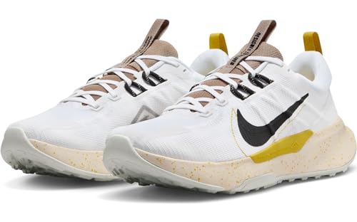 Nike Juniper Trail 2 Nn, Men's Low, White/Black-Vivid Sulfur-Khaki, 44 EU / 44 EU