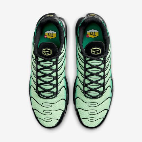 Nike Air Max Plus Men's Shoes (DM0032-301, Vapor Green/Malachite/Black/Light Lemon Twist) Size 10.5