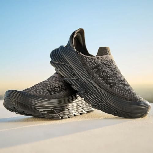 Hoka Unisex Restore TC Black/Black Men's 8, Women's 9 Medium