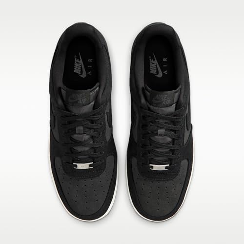 Nike Air Force 1 '07 LV8 Denim Men's Shoes (Black/Dark Smoke Grey/Gum Medium Brown/Black) Size 11