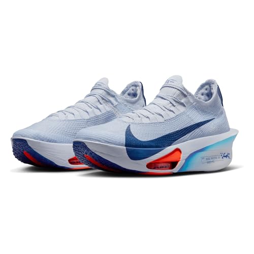 Nike Alphafly 3 Men's Road Racing Shoes (FD8311-001, Football Grey/Ghost/Persian Violet/Blue Void) Size 7