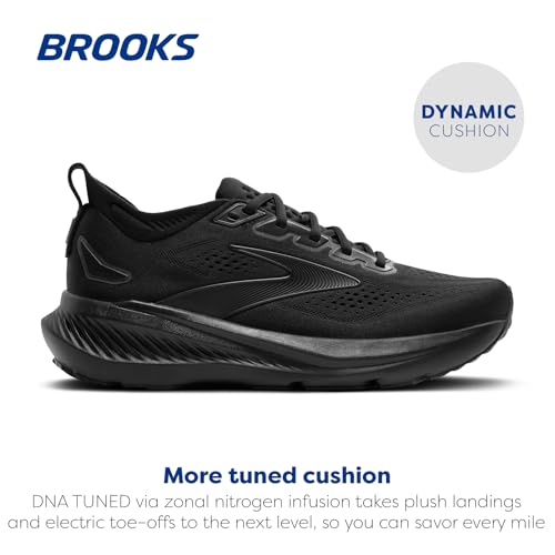 Brooks Men’s Glycerin 23 Neutral Running Shoe - Black/Black/Ebony - 14 Wide