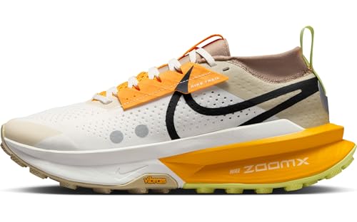 Nike Zegama 2 Women's Trail Running Shoes (FD5191-005, Summit White/Laser Orange/Total Orange/Black) Size 8.5