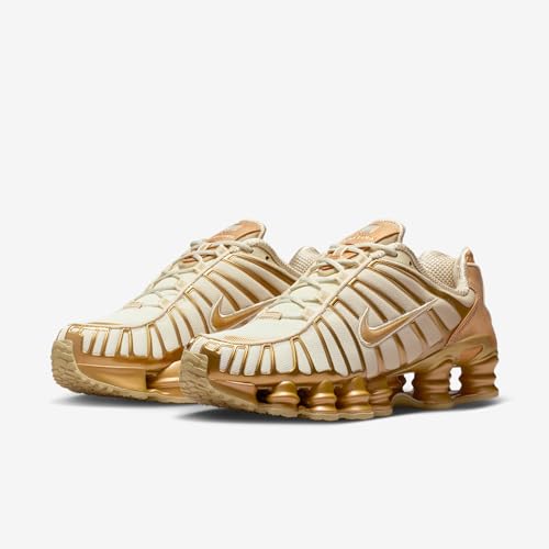 Nike Shox TL Women's Shoes (Coconut Milk/Metallic Gold/Celestial Gold/Metallic Copper) Size 6.5