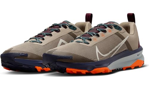 Nike React Terra Kiger 9 Running Shoes Men, Khaki Sea Glass Deep Jungle, 8 US