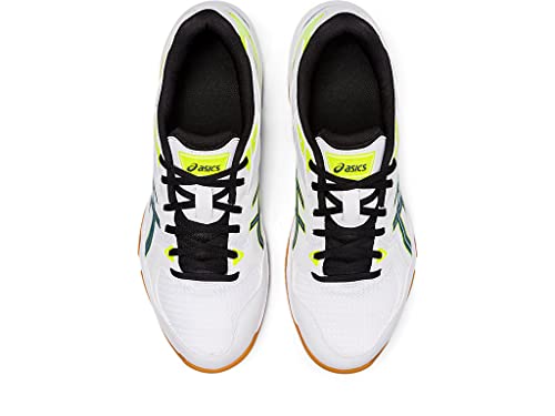 ASICS Men's Gel-Rocket 10 Volleyball Shoes, 12, White/Velvet Pine
