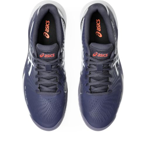 ASICS Men's Gel-Challenger 14 Tennis Shoes, 14, Indigo Fog/White