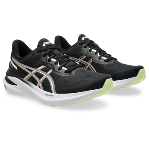 ASICS Women's GT-1000 13 Running Shoes, 8, Black/Breeze