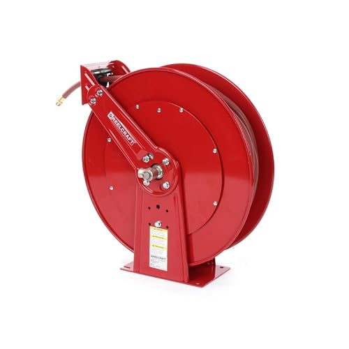 Reelcraft 82100 OLP 1/2-Inch by 100-Feet Spring Driven Hose Reel for Air/Water