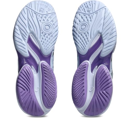 ASICS Women's Court FF 3 Night Energy Tennis Shoes, Blue Fade/Gunmetal, 6.5