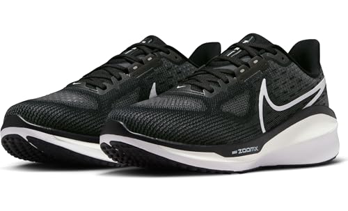 Nike Men's Vomero 17 Running Shoes, Black White Anthracite, 8 US