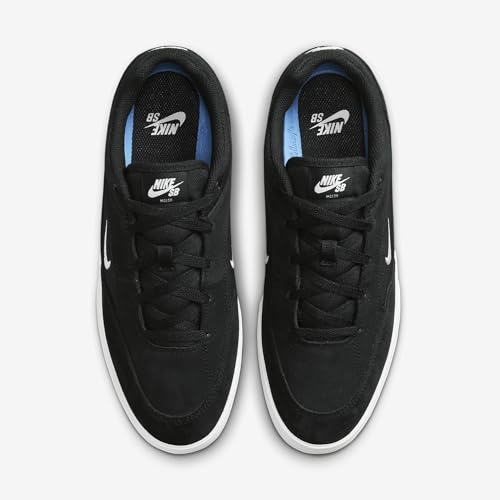 Skate SB Malor Shoes in Black & White by Nike