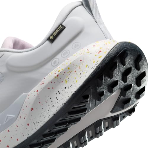 Nike Juniper Men's Trail 2 Gore-Tex Waterproof Trail Running Shoe HM9734, Pure Platinum White Magic Ember, 11.5 US