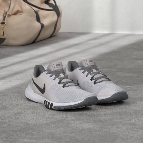 Nike Men's Nike Flex Control TR4 Athletic Shoe, Light Smoke Grey/Blacksmoke Grey-Dark Smoke Greywhite, 10 Regular US