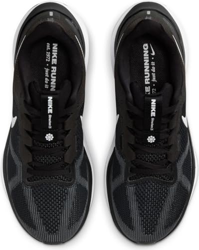 Nike Structure 25 Women's Road Running Shoes (DJ7884-001, Black/Dark Smoke Grey/White) Size 11.5