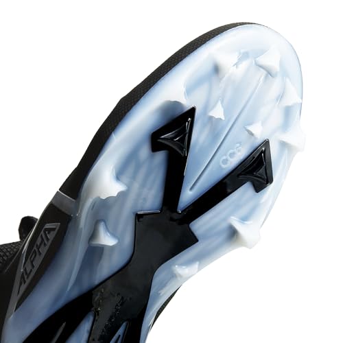 Nike Alpha Menace Elite 3 Mens Football Cleat (Black/White/Iron Grey, us_Footwear_Size_System, Adult, Men, Numeric, Medium, Numeric_13_Point_5)