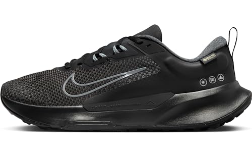 NIKE Men's Juniper Trail 2 GTX Running Shoe, Black Cool Grey Anthracite, 10.5 US
