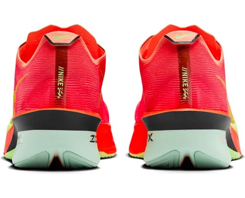 Women's Nike ZoomX Vaporfly Next% 4 (600 - Crimson/Lime Blast-Mint Foam)