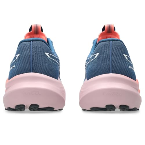 ASICS Women's GT-2000 14 Running Shoes, 9.5, Twilight Blue/White