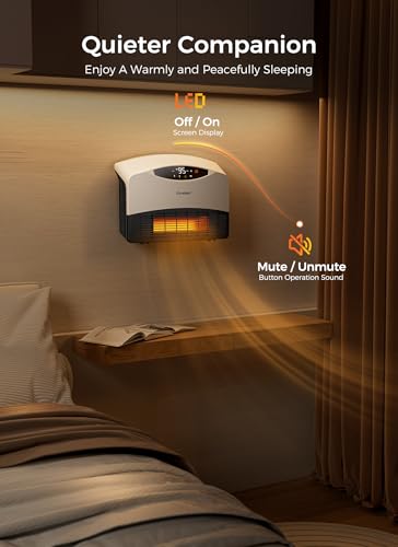 GiveBest 1500W Electric Wall Heater with WiFi & Remote Control