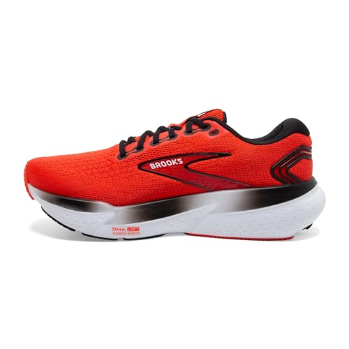 Brooks Men’s Glycerin 21 Neutral Running Shoe - Grenadine/Salsa/Black - 8 Medium