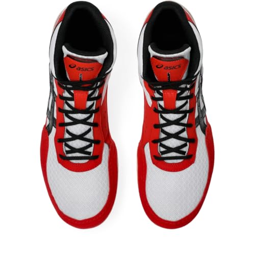 ASICS Men's Matflex 7 Wrestling Shoes, 10.5, Classic RED/Black