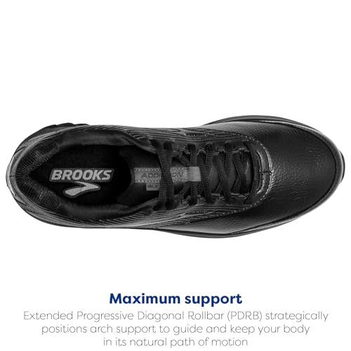 Brooks Men's Addiction Walker 2 Walking Shoe - Black/Black - 12.5 X-Wide