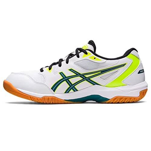 ASICS Men's Gel-Rocket 10 Volleyball Shoes, 12, White/Velvet Pine