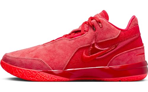 Lebron NXXT Gen AMPD Basketball Shoes (FJ1566-600, University Red/Bright Crimson) Size 8.5