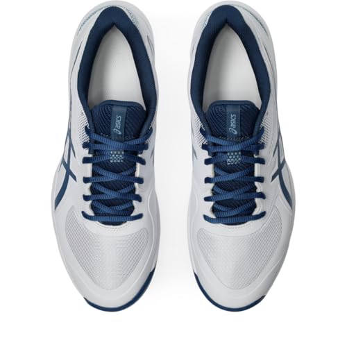 ASICS Men's Game FlyteFoam Pickleball Shoes, 9.5, White/Twilight Blue
