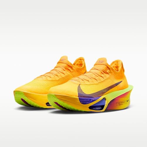 Nike Alphafly 3 Men's Road Racing Shoes (Laser Orange/Citron Pulse/Volt Ice/Indigo Burst) Size 14