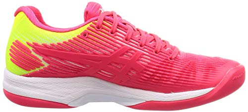 ASICS Solution Speed FF Indoor Womens Tennis Shoes 1042A094 Sneakers Trainers (UK 4 US 6 EU 37, Laser Pink White 702)