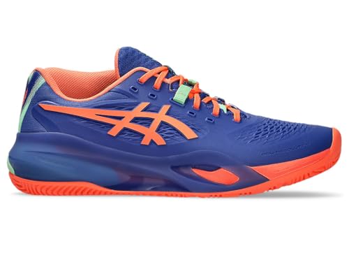 ASICS Men's Gel-Resolution X PadelSneaker, Dark Cobalt Vivid Coral, 7.5 US