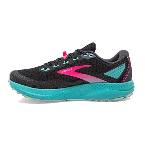 Brooks Women’s Divide 3 Trail Running Shoe - Pearl/Blue Coral/Pink - 8 Medium
