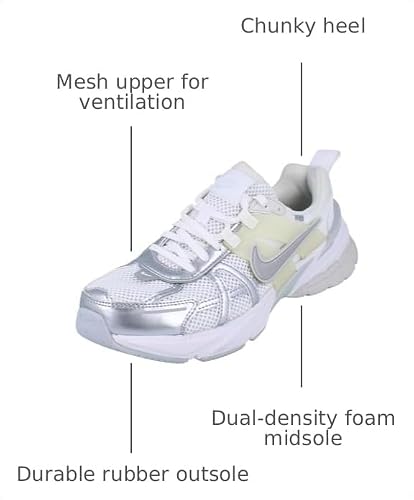 Nike V2K Run Womens Fd0736 - White Metallic Silver 104