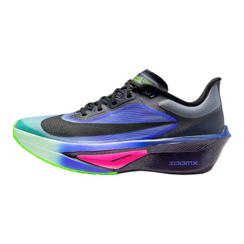Nike Zoom Fly 6 Glam Women's Road Racing Shoes (Dark Obsidian/Racer Blue/Emerald Rise/Black) Size 6.5