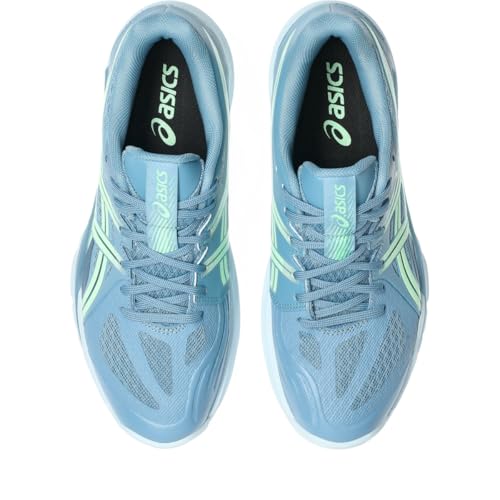 ASICS Men's POWERBREAK FlyteFoam Handball Shoe, 11, SABA Blue/Menthol