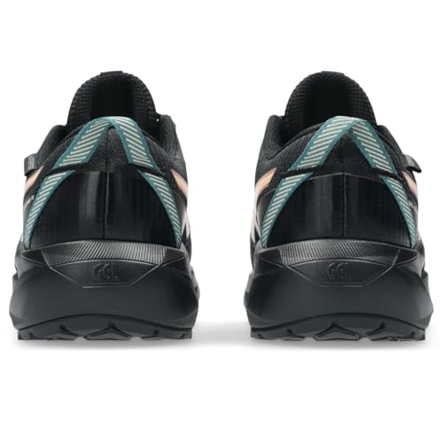 ASICS Women's Gel-Venture 11 Waterproof Running Shoes, 10, Black/Apricot Crush