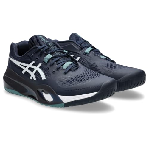 ASICS Men's Gel-Resolution X Tennis Shoes, 9, Midnight/White