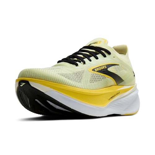 Brooks Men's Hyperion Max 3 Neutral Running Shoe - Luminary/Cyber Yellow/Black - 9 Medium