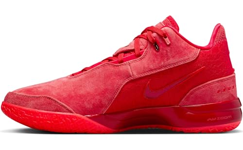 Lebron NXXT Gen AMPD Basketball Shoes (FJ1566-600, University Red/Bright Crimson) Size 8.5