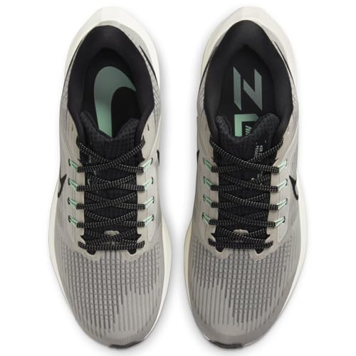 Nike Men's Air Zoom Pegasus Sneaker, Phantom Black Sail Mint Foam, 9.5 US