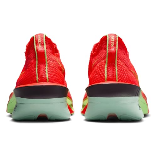 Nike Alphafly 3 Men's Road Racing Shoes (FD8311-600, Bright Crimson/Lime Blast/Mint Foam/Cave Purple) Size 11
