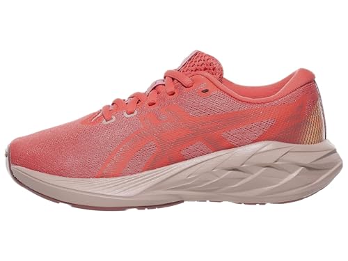 ASICS Kid's NOVABLAST 5 Grade School Running Shoe, 6, Dark Pink Clay/Rubble RED