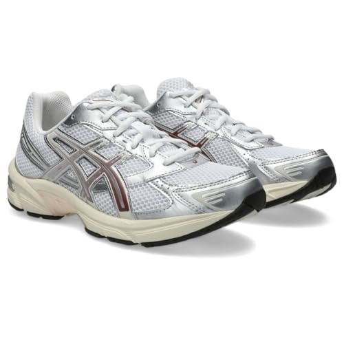 ASICS Unisex Gel-1130 Sneakers, White/Rusted Rock, 8.5 US Women/7 US Men