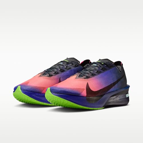Nike Vaporfly 4 Men's Road Racing Shoes (Dark Obsidian/Purple Dynasty/Flash Crimson/Black) Size 9.5
