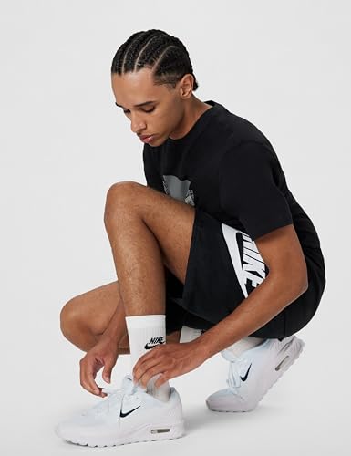Nike Men's Air Max Bia Shoes, White/Black-Wolf Grey, 11