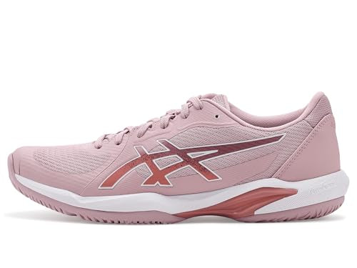 ASICS Women's Solution Swift FF 2 Tennis Shoes, 9, MORGANITE/Rose Rouge