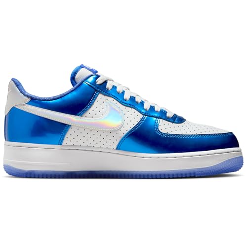 Nike Air Force 1 '07 LV8 Men's Shoes (HV5751-435, Light Photo Blue/Photon Dust/Racer Blue/Multi-Color) Size 11